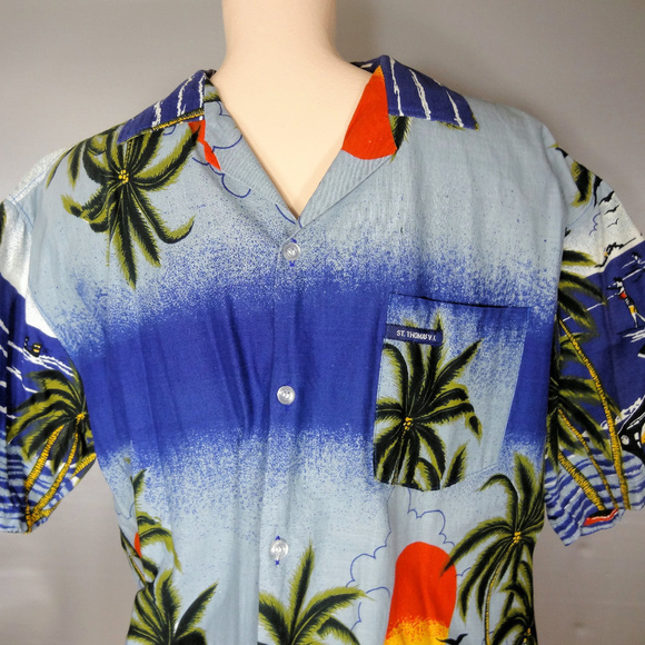 Caribbean Fashion - St Thomas Tropical XL Shirt - Picture 2 of 5